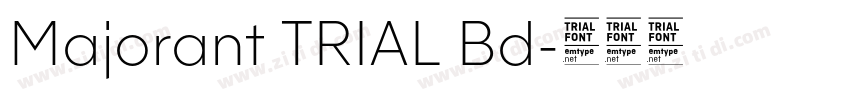 Majorant TRIAL Bd字体转换
